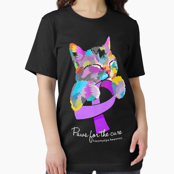 Item preview, Fibromyalgia Awareness Cat designed and sold by Monica Mackey.