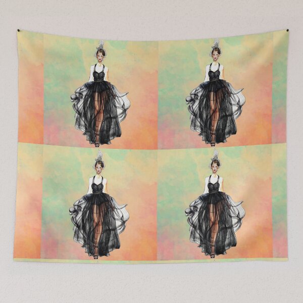 Item preview, Young Tall Beautiful Girl in Black Dress.....! designed and sold by VIVEK KUMAR RAI.