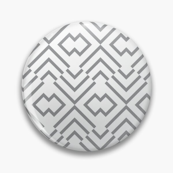 Item preview, Gray and White Abstract Art Deco Shape Pattern 2022 Trending Color - Hue - Shade - Colour Pantone Ultimate Gray 17-5104 designed and sold by ColorOfTheYears.