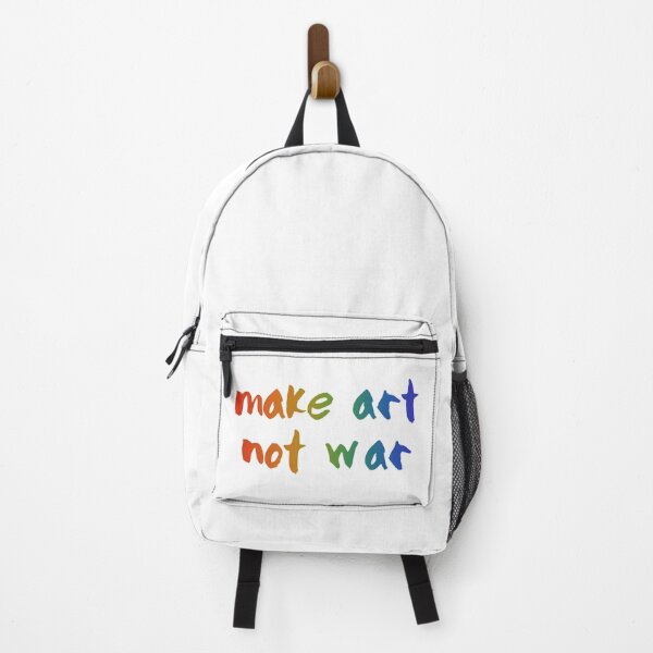 Item preview, Make art not war - rainbow designed and sold by annaguerrawords.