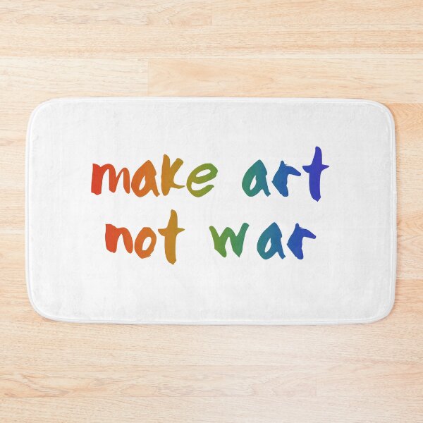 Item preview, Make art not war - rainbow designed and sold by annaguerrawords.
