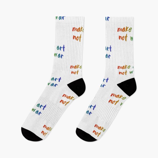Item preview, Make art not war - rainbow designed and sold by annaguerrawords.