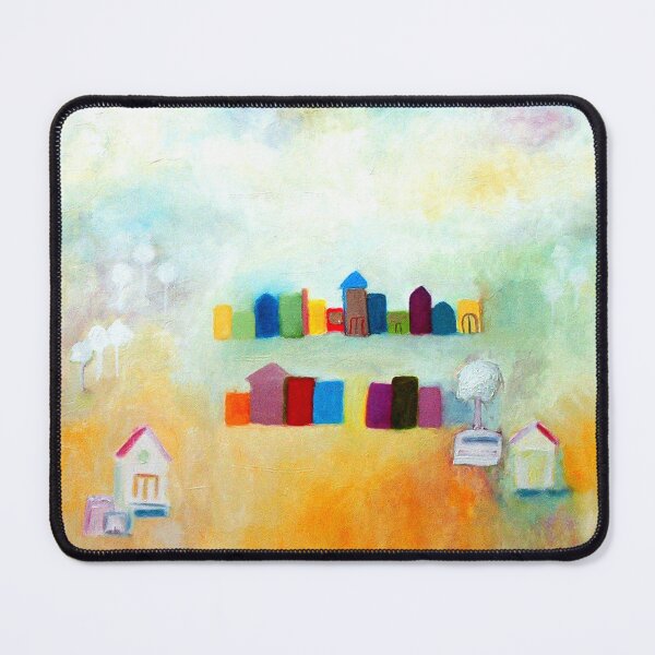Item preview, Village - Original Oil Painting by Natasha Lukanovich designed and sold by Natasha Lukanovich.