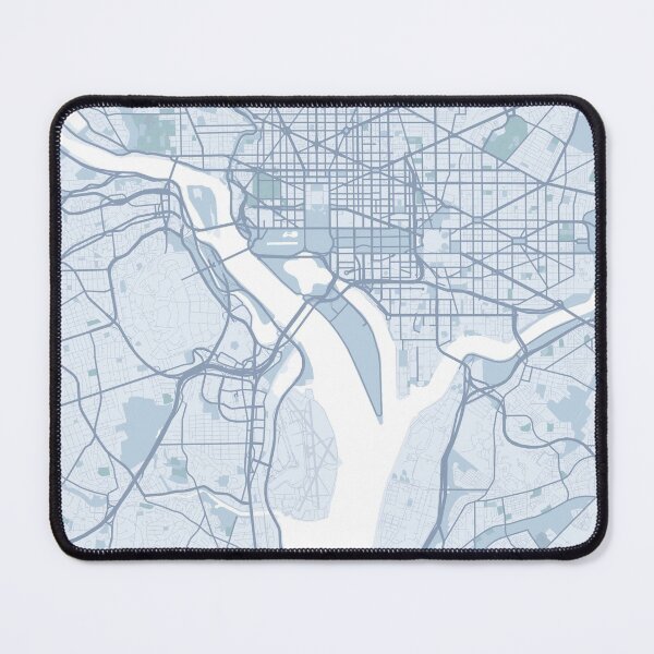 Item preview, Washington DC City Map, USA City, US Map designed and sold by TheRedFinch.