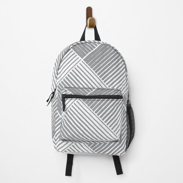 Item preview, Gray and White Square Mosaic Stripe Pattern 2022 Trending Color - Hue - Shade - Colour Pantone Ultimate Gray 17-5104 designed and sold by ColorOfTheYears.