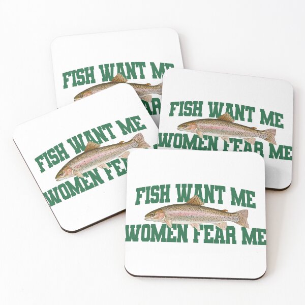 Item preview, Fish Want Me Women Fear Me Meme designed and sold by Merch-On.