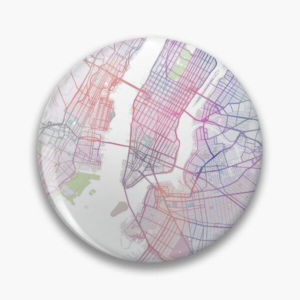 Item preview, New York City Map, USA City, NYC, Travel, Traveler Gift designed and sold by TheRedFinch.