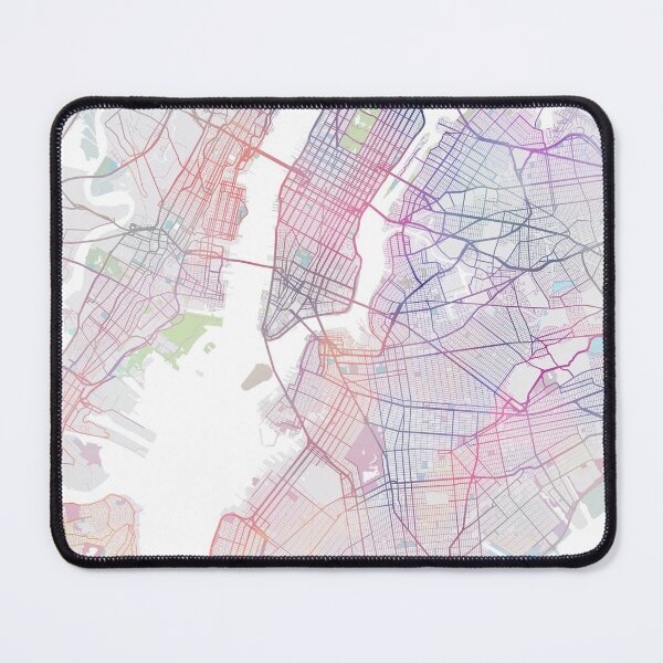 Item preview, New York City Map, USA City, NYC, Travel, Traveler Gift designed and sold by TheRedFinch.