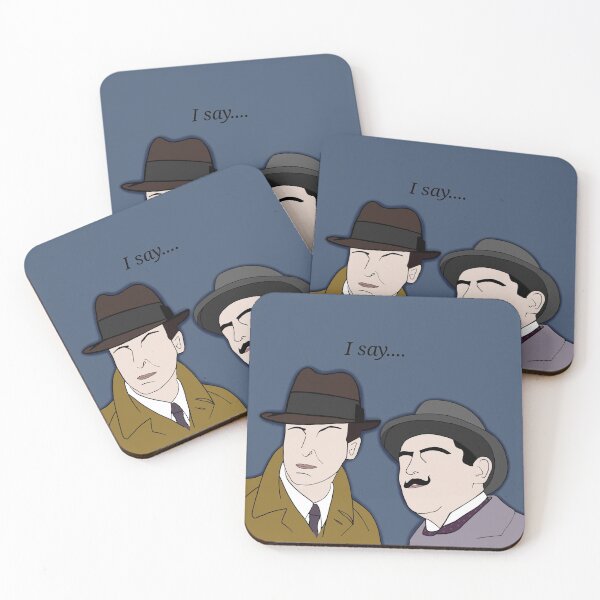 Item preview, Captain Hastings and Poirot designed and sold by Ileedesign.