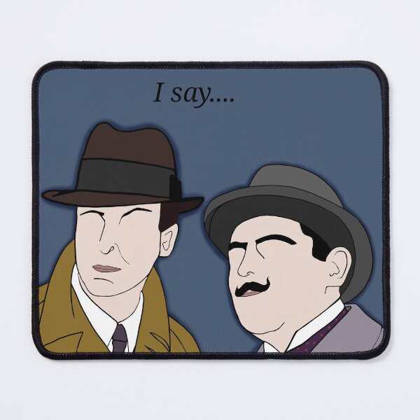Item preview, Captain Hastings and Poirot designed and sold by Ileedesign.