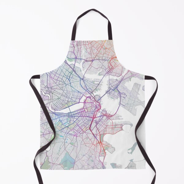 Item preview, Boston Map, USA City Massachusetts, Travel, Traveler Gift designed and sold by TheRedFinch.