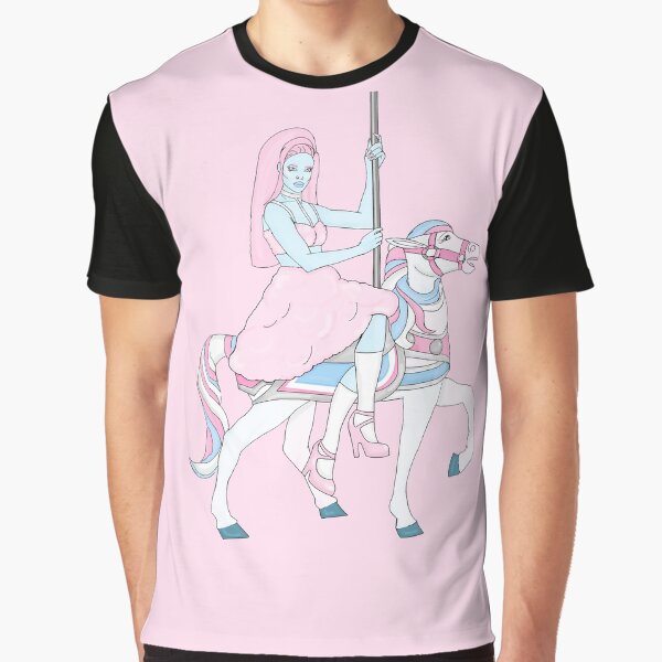 Cotton Candy Carousel Graphic T-Shirt
