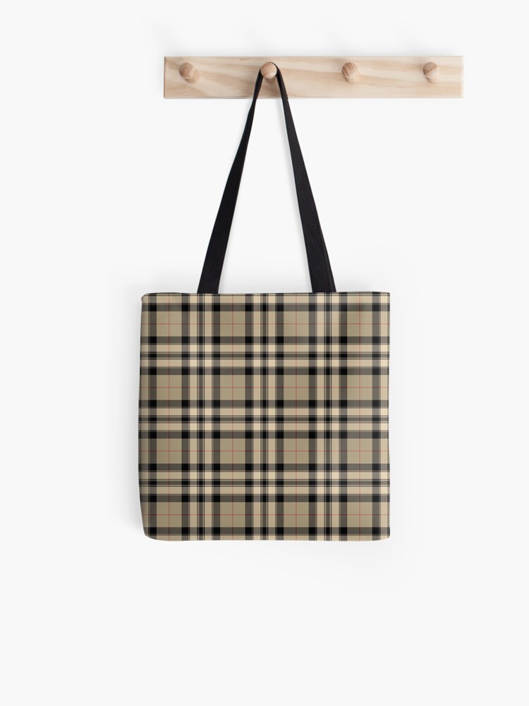 Black/Tan Mini Plaid Purse