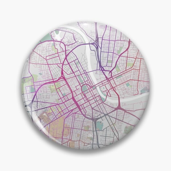 Item preview, Nashville Map, USA City Tennessee, Travel, Traveler Gift  designed and sold by TheRedFinch.
