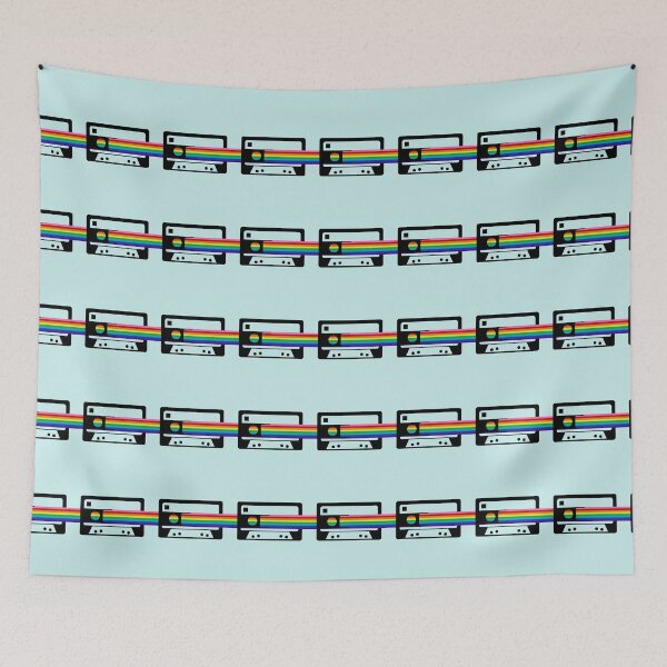 Item preview, Nice Colourful Rainbow Cassette tape Retro Vintage Musical  designed and sold by Funwithmusic.