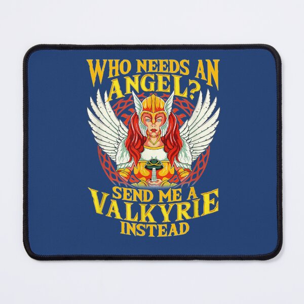 Item preview, Ángel Valkyrie vikingo con alas y espada Odin Valhalla designed and sold by BUFFALOBIGS.