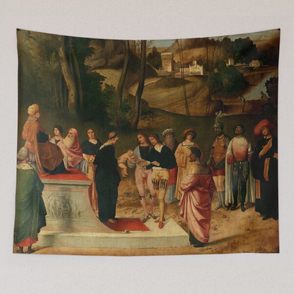 Item preview, Giorgione "Moses undergoing Trial by Fire" designed and sold by Alexandra Dahl.