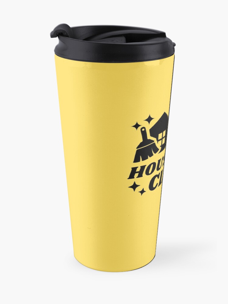 Alternate view of The Best Houses Are Clean Novelty Cleaning Housekeeping Travel Mug