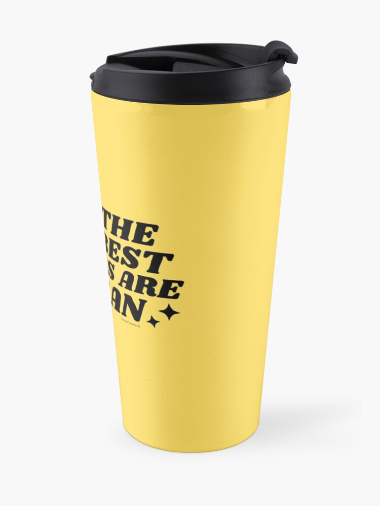 Alternate view of The Best Houses Are Clean Novelty Cleaning Housekeeping Travel Mug