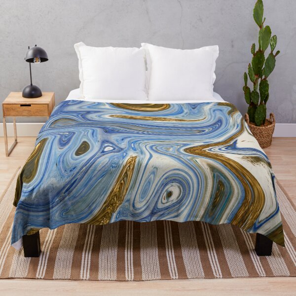 Item preview,  Magie Blau Swirl Marmor Entwurf designed and sold by Piper-Deals.