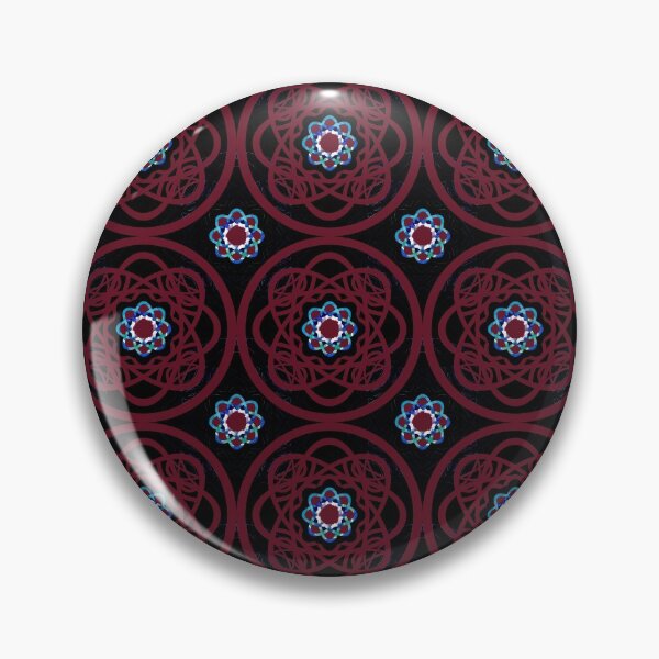Item preview, rose window mandala blue pattern 1 designed and sold by AnnaBaldon.