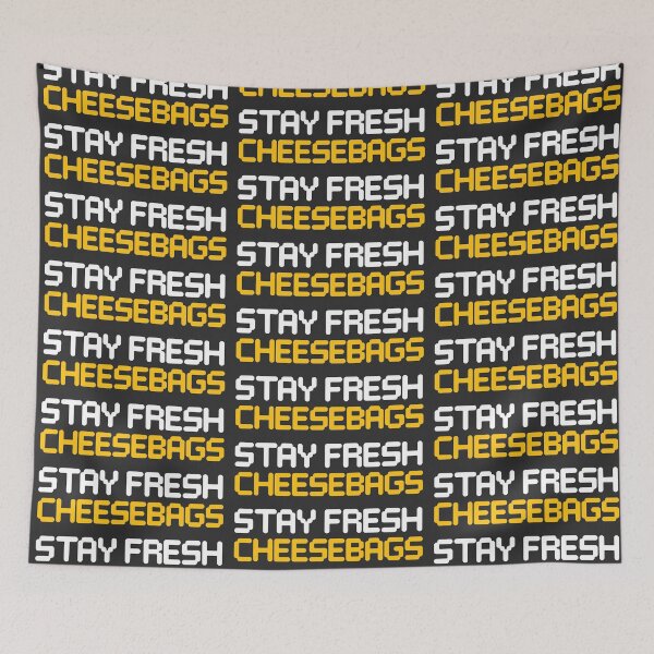 Item preview, Stay Fresh Cheese Bags (8-Bit - Dark) designed and sold by Justin Ellis.