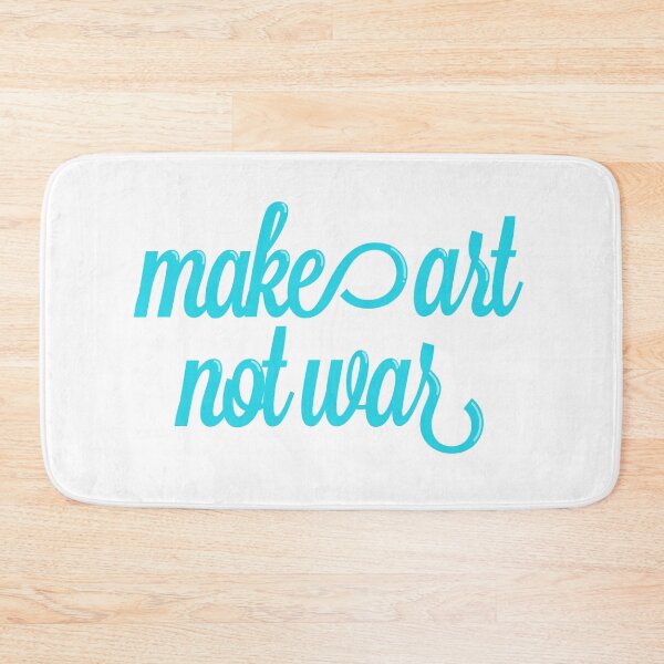 Item preview, Make art not war - shiny designed and sold by annaguerrawords.