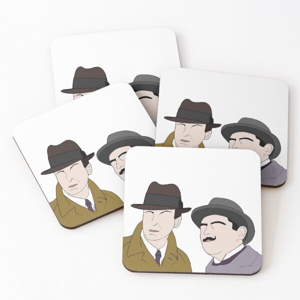 Item preview, Captain Hastings and Poirot on a case designed and sold by Ileedesign.