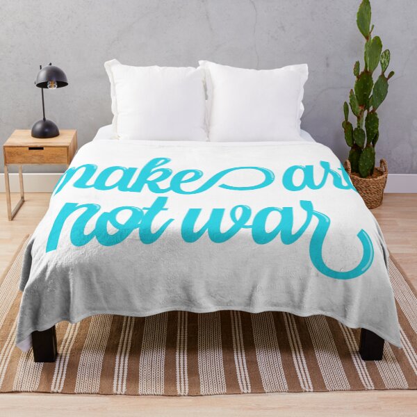Item preview, Make art not war - shiny designed and sold by annaguerrawords.