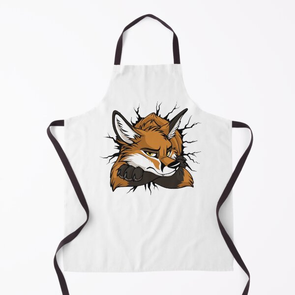 Item preview, STUCK Red Fox / Fuchs (black cracks) designed and sold by The Art of TaniDaReal.