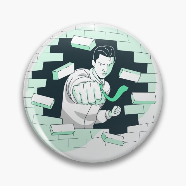 Item preview, Breaking barriers concept illustration designed and sold by fariz yuhdi.