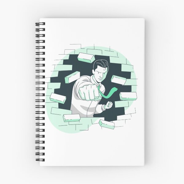 Item preview, Breaking barriers concept illustration designed and sold by fariz yuhdi.