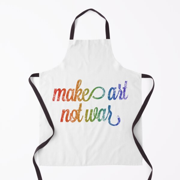 Item preview, Make art not war - rainbow designed and sold by annaguerrawords.