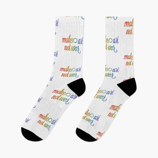 Item preview, Make art not war - rainbow designed and sold by annaguerrawords.