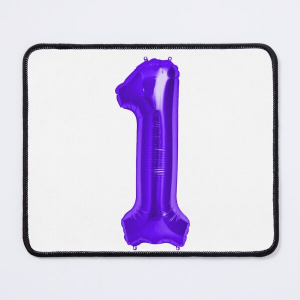Item preview, One Number 1 Metallic Purple Mylar Foil Helium Balloon for First Birthday or Anniversary designed and sold by Birthdates.