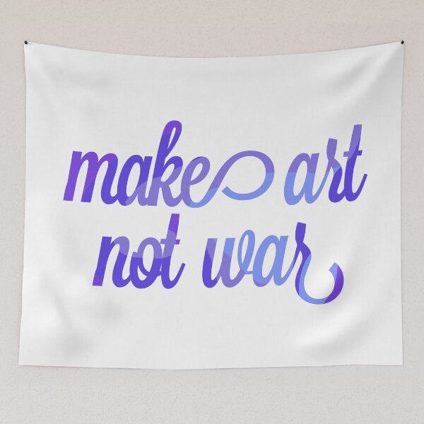 Item preview, Make art not war - mythical designed and sold by annaguerrawords.