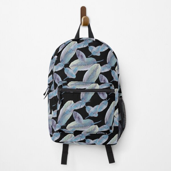 Item preview, watercolor leaves black pattern designed and sold by AnnaBaldon.