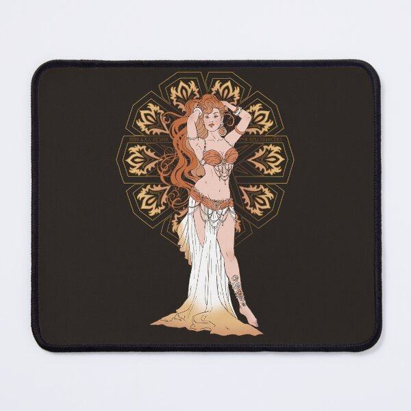Item preview, Bellydancer art nouveau designed and sold by Anna R. Carrino.