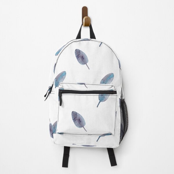 Item preview, purple and blue leaves pattern designed and sold by AnnaBaldon.