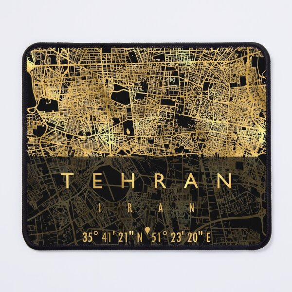 Item preview, TEHRAN MAP IRAN designed and sold by hatimelhag.