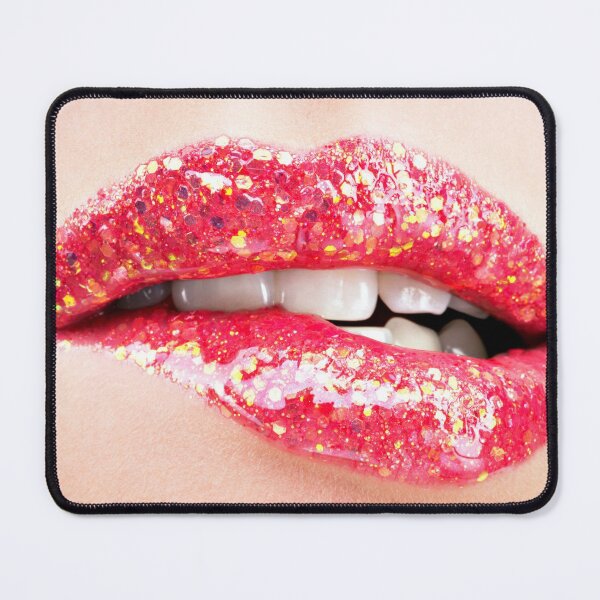Item preview, Red Glitter Lips. designed and sold by cgroenewald.