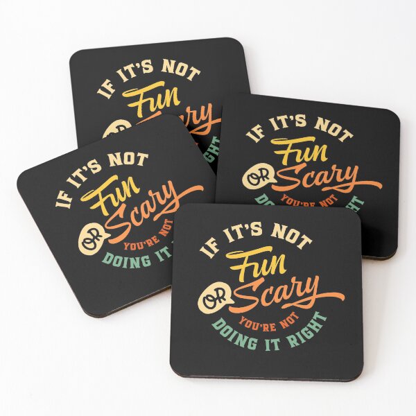 Item preview, If It's Not Fun Or Scary You're Not Doing It Right designed and sold by ZiesMerch.