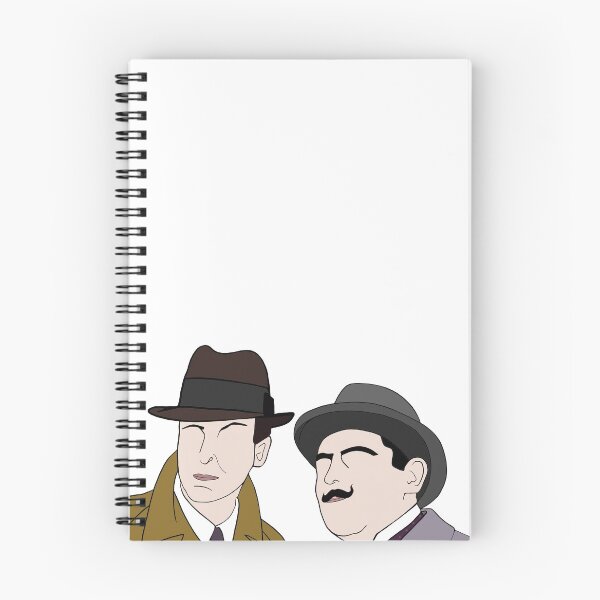 Item preview, Captain Hastings and Poirot on a case designed and sold by Ileedesign.