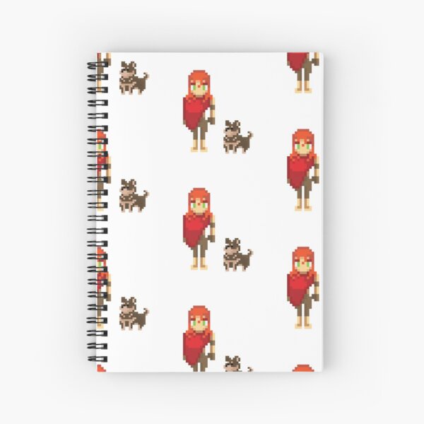 Scarlet and Rasputin - Eksauria Spiral Notebook