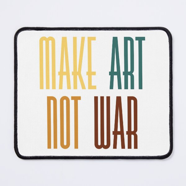 Item preview, Make art not war - rainbow designed and sold by annaguerrawords.