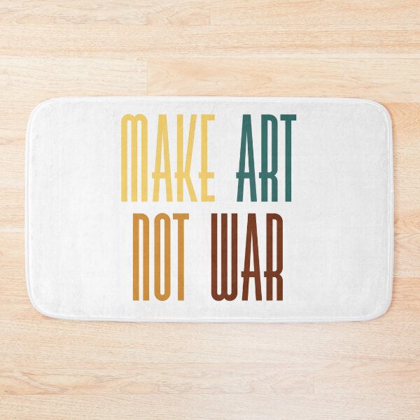Item preview, Make art not war - rainbow designed and sold by annaguerrawords.