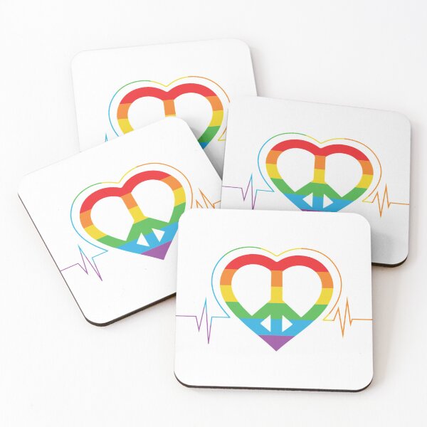 Item preview, Rainbow Heartbeat designed and sold by VerasCreations.