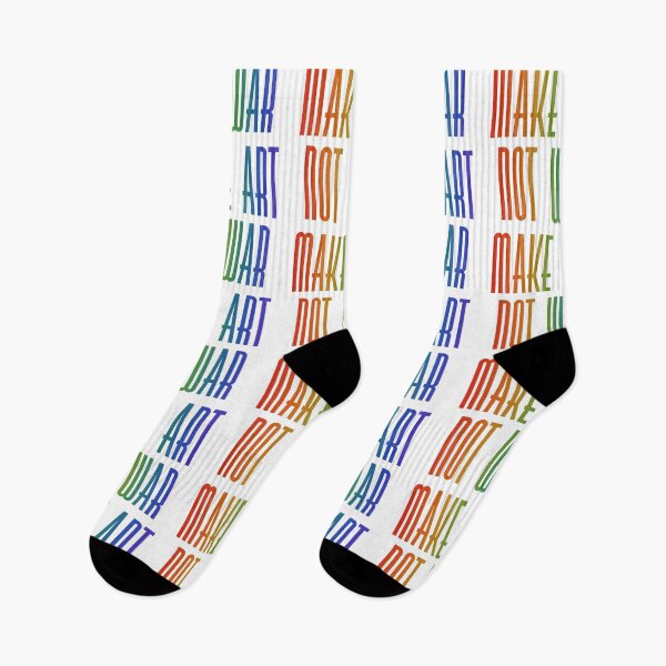 Item preview, Make art not war - rainbow designed and sold by annaguerrawords.