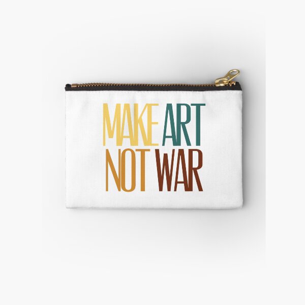 Item preview, Make art not war - retro designed and sold by annaguerrawords.