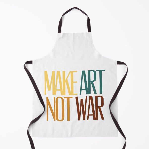 Item preview, Make art not war - retro designed and sold by annaguerrawords.
